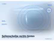 Seitenscheibe rechts hinten RENAULT Twingo (C06)