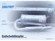 Endschalldämpfer CHEVROLET Matiz 96591511 285707