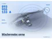 Wischermotor vorne AUDI 80 (8C, B4) 893955133A