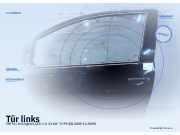 Tür links VW Fox Schrägheck (5Z)