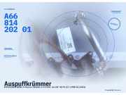 Auspuffkrümmer MERCEDES-BENZ A-Klasse (W168) A6681420201