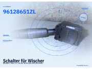 Schalter für Wischer PEUGEOT 106 I 96128651ZL
