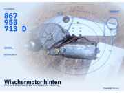 Wischermotor hinten VW Polo II (86C) 867955713D