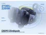 (20293 Zündspule HYUNDAI- Mitsubishi 2730122050) 27301-22050