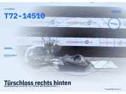 Türschloss rechts hinten NISSAN Micra IV (K13) T72-14510