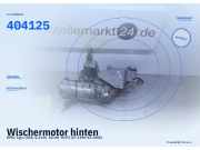 Wischermotor hinten OPEL Tigra (S93) 404125