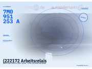 (222172 Arbeitsrelais SEAT Leon (1M) 7M0951253A) 7M0951253A
