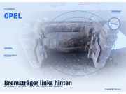 Bremsträger links hinten OPEL Astra H OPEL