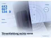 Türverkleidung rechts vorne VW Lupo (6X/6E) 6X3867134D
