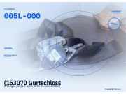 (153070 Gurtschloss OPEL Agila (H00) 005L000) 005L-000