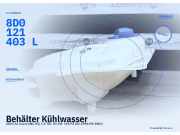Behälter Kühlwasser AUDI A4 Avant (8D, B5) 8D0121403L