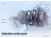 Federbein rechts vorne NISSAN Serena (C23)