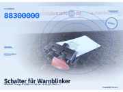 Schalter für Warnblinker RENAULT Twingo II (CN0) 88300000