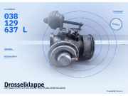 Drosselklappe VW Sharan (7M) 038129637L