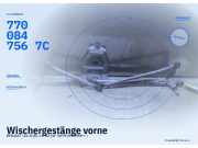 Wischergestänge vorne RENAULT Clio II (B) 7700847567C