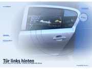 Tür links hinten OPEL Astra H