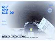 Wischermotor vorne MERCEDES-BENZ CLA Coupe (C117) A1769061800