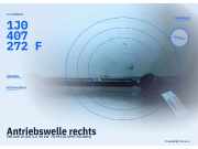 Antriebswelle rechts VW Golf IV (1J) 1J0407272F