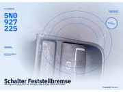 Schalter Feststellbremse VW Tiguan I (5N) 5N0927225