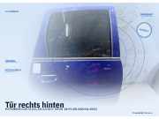 Tür rechts hinten MITSUBISHI Colt VI (Z30)