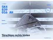 Türschloss rechts hinten VW Golf VII (5G) 5K4839016AH