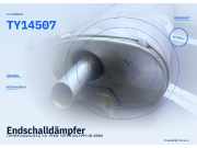 Endschalldämpfer TOYOTA Corolla (E11) TY14507