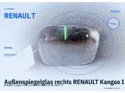 Außenspiegelglas rechts RENAULT Kangoo I (KC) 7701044085 RENAULT