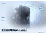 Bremssattel rechts vorne MITSUBISHI Colt V (CJ, CP)