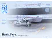 Zündschloss SKODA Fabia II (542) 4B0905851B 1J0419959