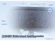 (240489 Widerstand Gebläsemotor OPEL Tigra Twintop (X-C/Roadster))