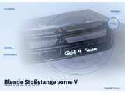 Blende Stoßstange vorne VW Golf IV (1J)