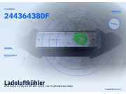 Ladeluftkühler OPEL Zafira A (T98) 24436438DF
