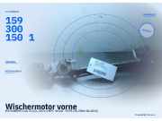 Wischermotor vorne MITSUBISHI Colt VI (Z2, Z3) 1593001501