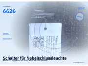 Schalter für Nebelschlussleuchte MAZDA 323 S V (BA) 6626