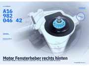 Motor Fensterheber rechts hinten MERCEDES-BENZ A-Klasse (W169)A1698204642 A1698204642