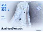 Querlenker links vorne RENAULT Twingo II (CN0) 8200942392