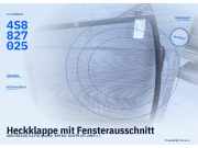 Heckklappe mit Fensterausschnitt AUDI R8 (4S) 4S8827025