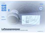 Luftmassenmesser VW Passat B6 Variant (3C5) 0986280202