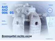 Bremssattel rechts vorne SMART Forfour (454) A4544200601