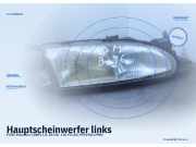 Hauptscheinwerfer links FORD Mondeo I (GBP)