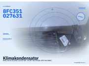 Klimakondensator OPEL Vectra B (J96) 8FC351027631