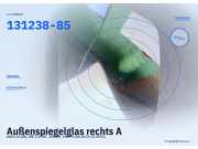 Außenspiegelglas rechts AUDI A4 (8K, B8) 131238-85