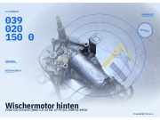Wischermotor hinten FORD Sierra Kombi (BNG) 0390201500
