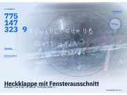 Heckklappe mit Fensterausschnitt RENAULT Clio II (B) 7751473239