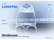 Mittelkonsole OPEL Corsa D (S07) 13204956