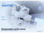 Bremssattel rechts vorne FORD Ka (RU8) 1731147 1554750