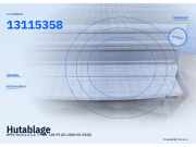 Hutablage OPEL Meriva A 13115358