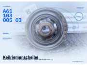 Keilriemenscheibe MERCEDES-BENZ Vito Bus (W639) A6111550715 A6110300503