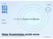 Motor Fensterheber rechts vorne AUDI A2 (8Z) 8Z1959802