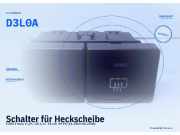 Schalter für Heckscheibe FORD Fiesta V (JH, JD) D3L0A